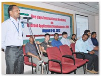 Five Days International Workshop on Android Application Development and IPV6